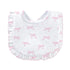 Tiny Pretty Bows Printed Bib with Ruffle