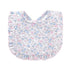 Baby Club Chic Tiny Soft Floral Printed Pima Bib with Ruffle