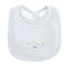 Baby Club Chic Baby Lambs Blue Bib w/Piping