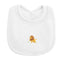 Baby Club Chic Safari Adventure Embroidered Pima Bib with Piping Trim