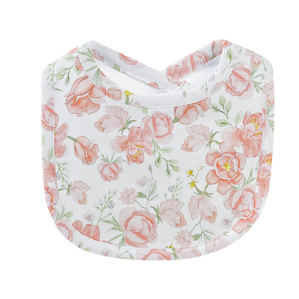 Pastel Floral, Printed Bib