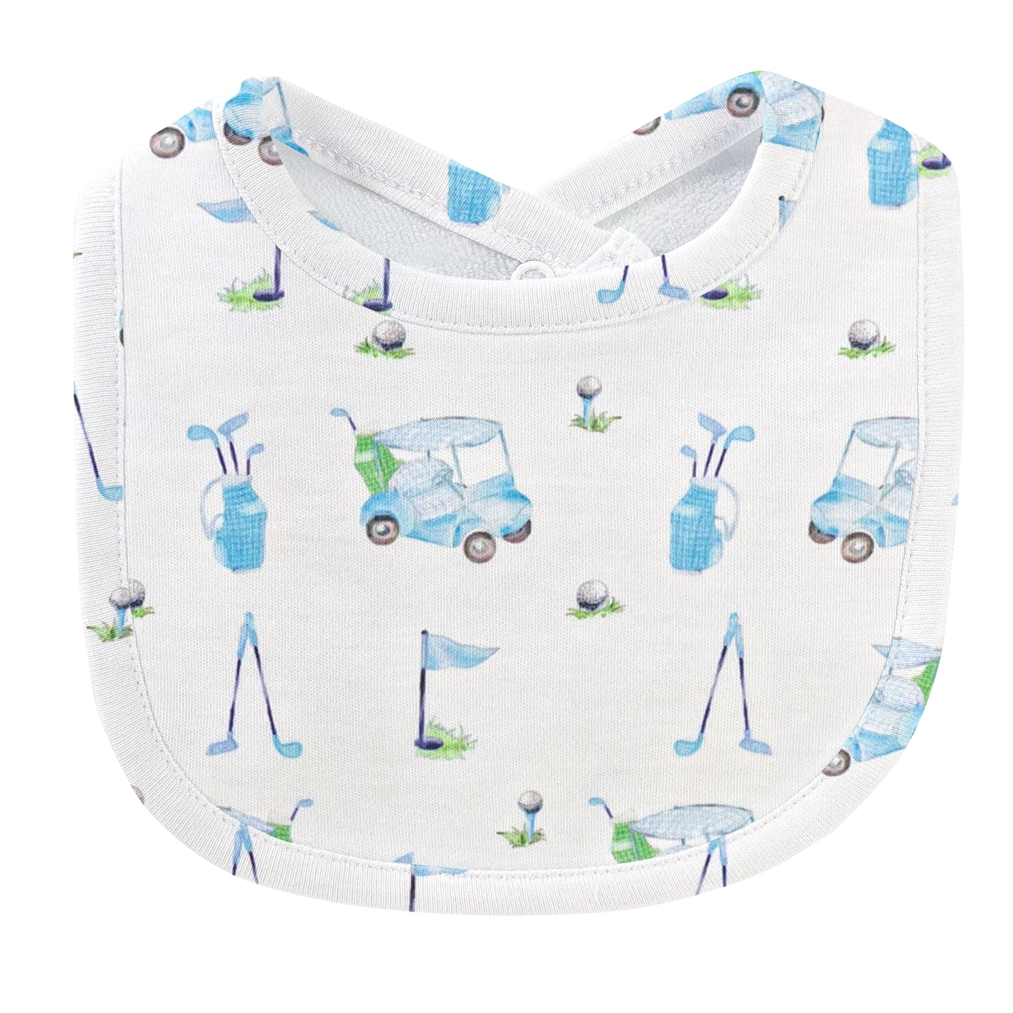 Baby Club Chic Light Blue Golf Bib