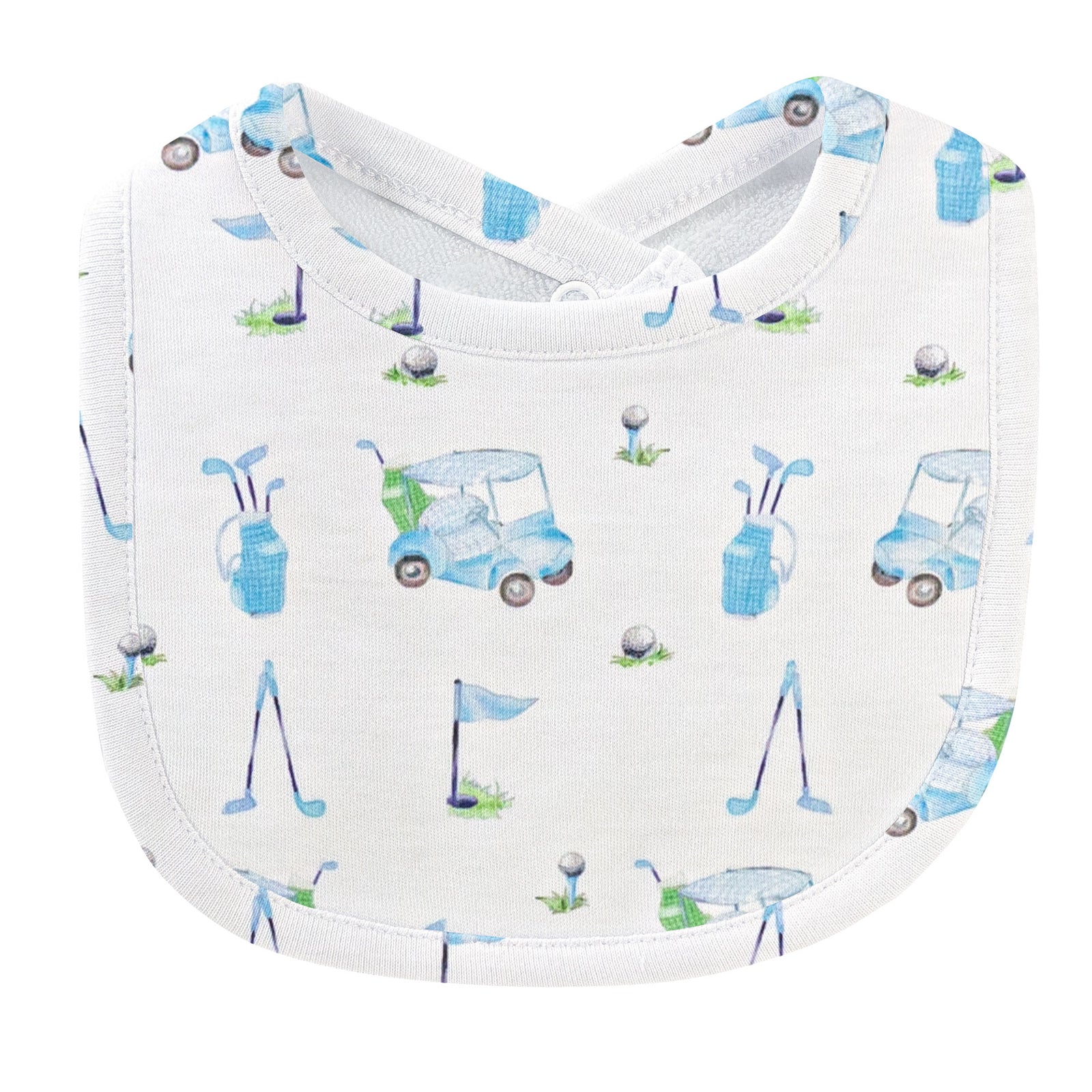 Baby Club Chic Light Blue Golf Bib