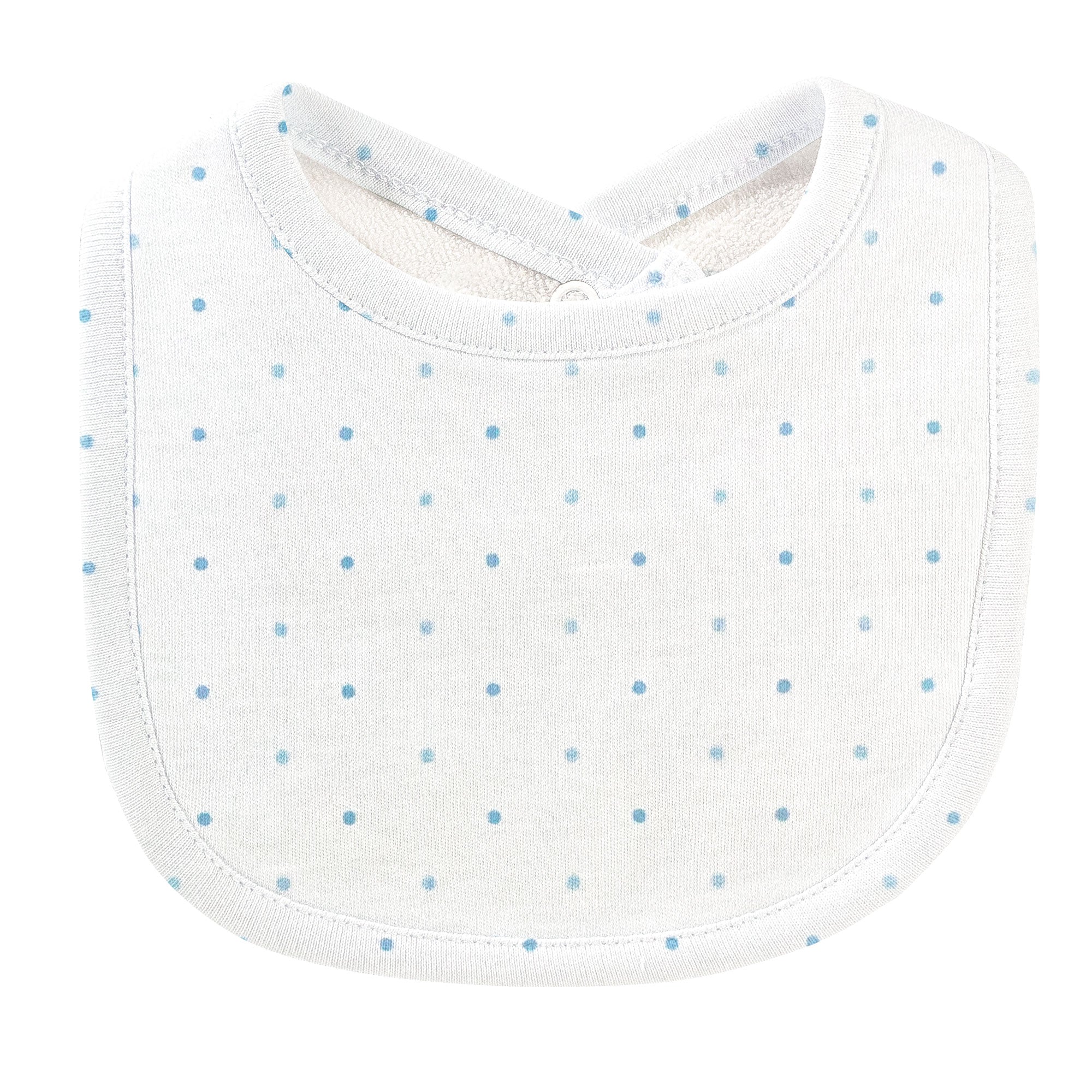 Baby Club Chic Blue Dots Bib