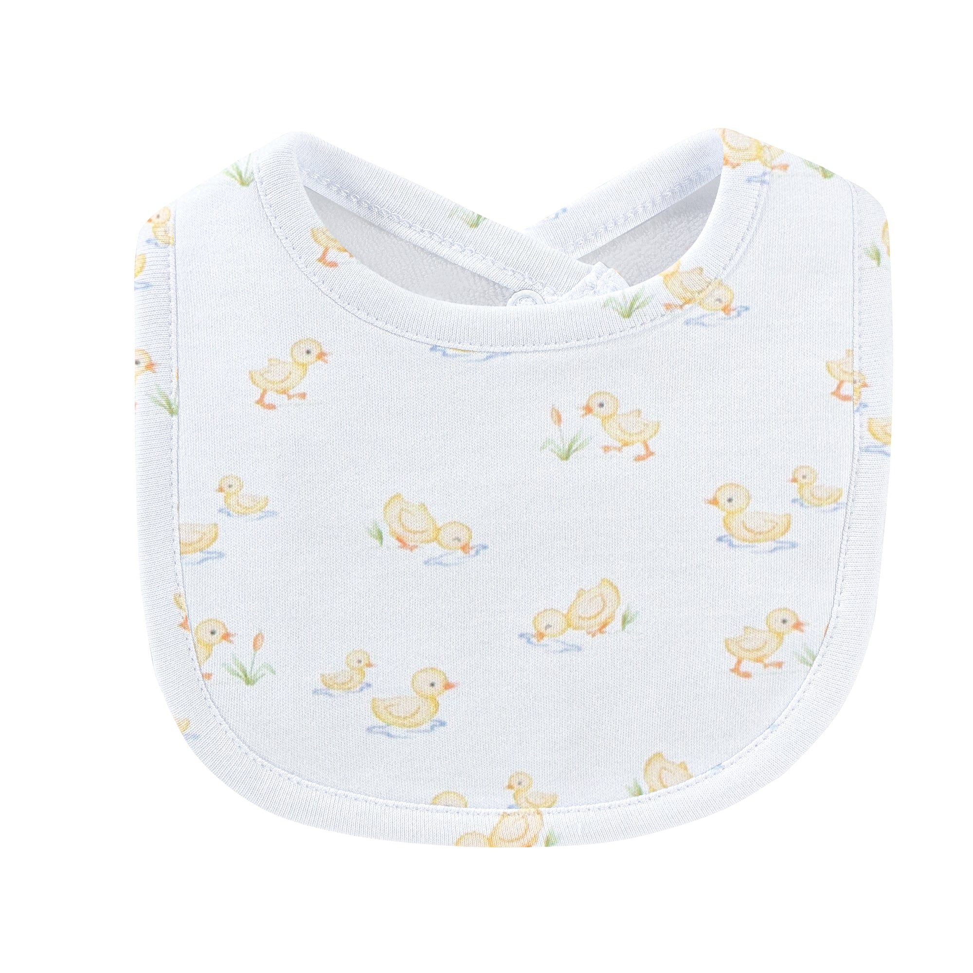 Baby Club Chic Tiny Baby Duckies Printed Pima Bib