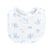 Tiny Baby Toys Printed Bib, Blue