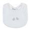 Embroidered Bib With Blue Sheep