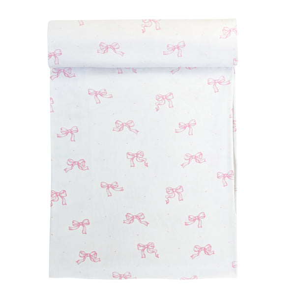 Pretty Bows Printed Swaddle Blanket