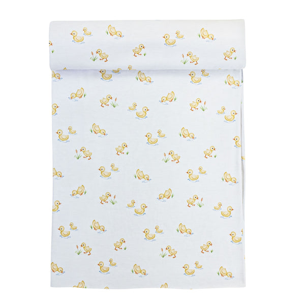 Baby Duckies Printed Swaddle Blanket