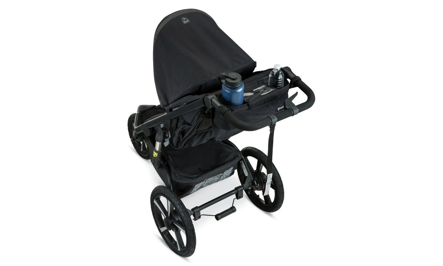 Deluxe Handlebar Console attached to alterrain Pro jogging stroller