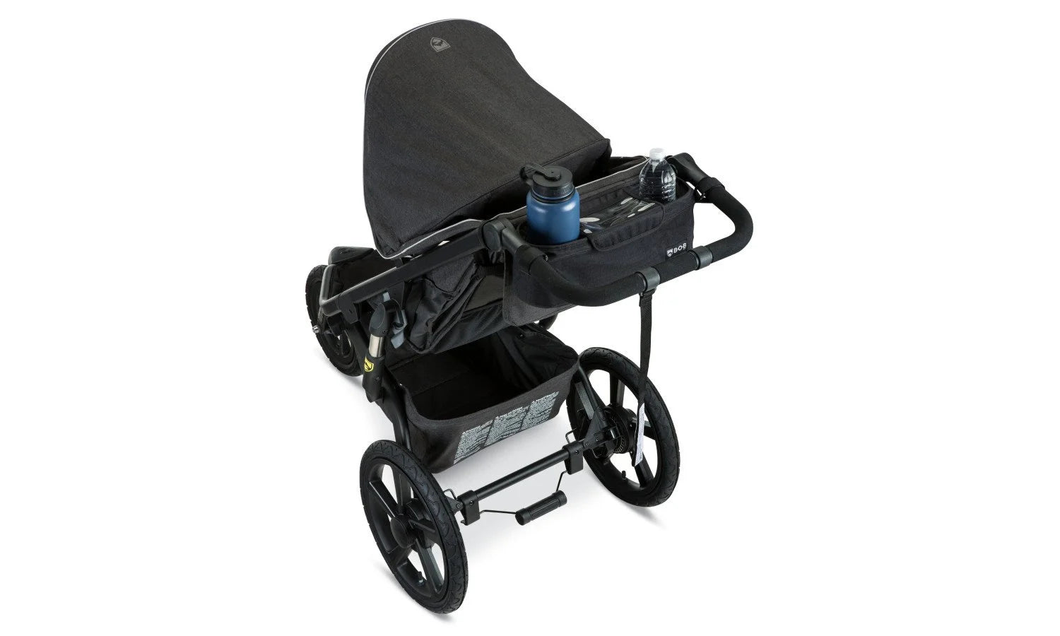 Deluxe Handlebar Console attached to alterrain jogging stroller