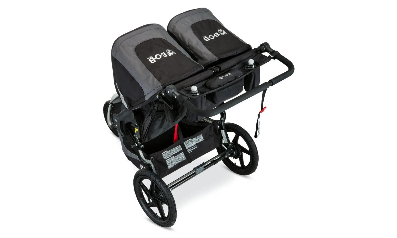 Duallie handlebar console on a Revolution Flex 3.0 Jogging Stroller