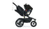 Left Side Profile of Alterrain Pro Stroller with Closed Canopy and attached Britax Infant Car Seat
