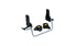 Left Facing View of Adapter Frame and its 2 Removable Receivers