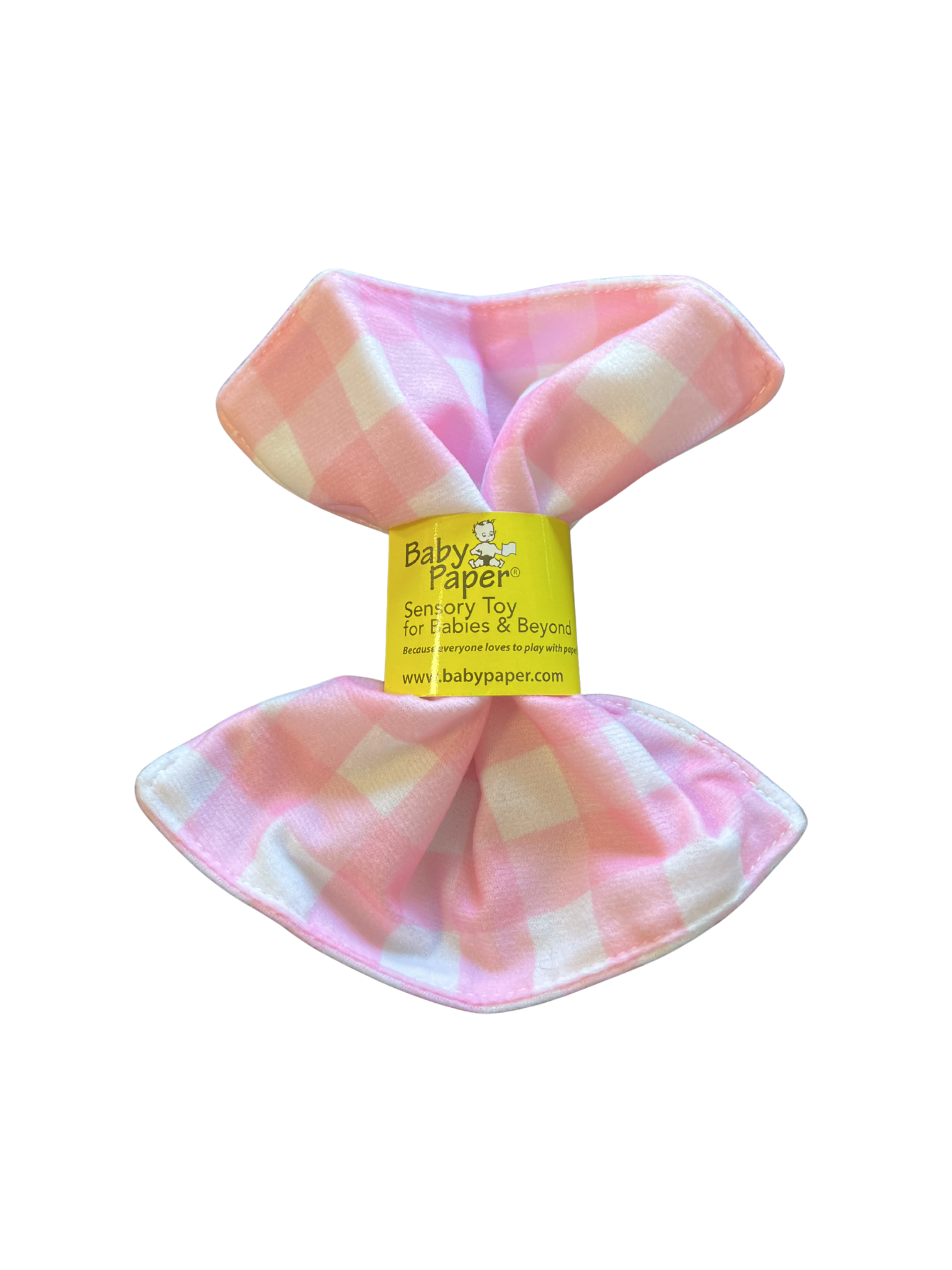 Baby Paper Baby Paper - Gingham PInk