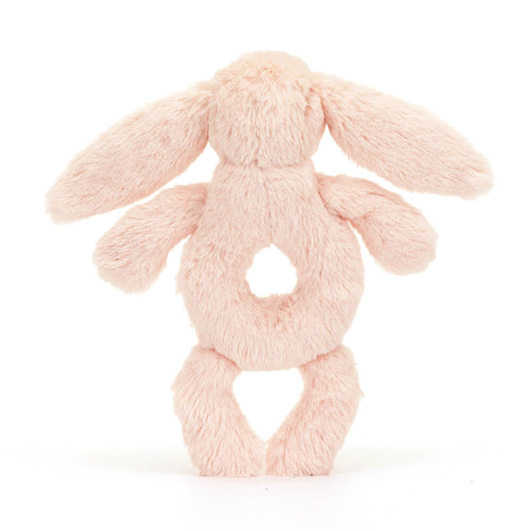 Bashful Bunny Ring Rattle, Blush