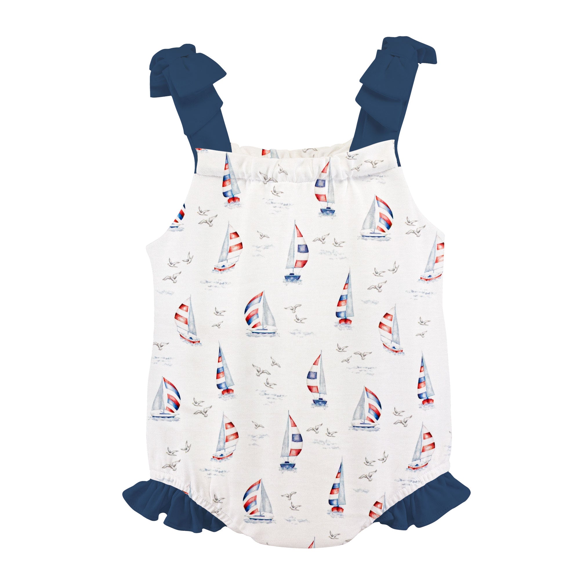 Baby Club Chic Harbor Days Bubble w/Bows