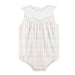Baby Club Chic Gingham Sunshine Bubble with Collar