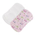 Baby Club Chic Golfing in Pink Printed Pima Burp Cloth 2PC Set