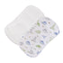 Baby Club Chic Cute Roars Printed Pima Burp Cloth 2PC Set