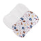 Baby Club Chic Game Day Printed Pima Burp Cloth 2PC Set