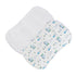 Baby Club Chic Light Blue Golf Burp Cloth 2PC Set