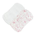 Baby Club Chic Pink Toile Bunnies Burp Cloth 2PC Set
