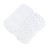 Blue Little Stars Printed Burp Cloth 2PC Set