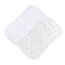 Baby Club Chic Tiny Baby Duckies Printed Pima Burp Cloth 2PC Set