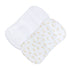 Baby Club Chic Tiny Baby Duckies Printed Pima Burp Cloth 2PC Set