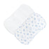 Tiny Baby Toys Printed Burp Cloth 2PC Set, Blue