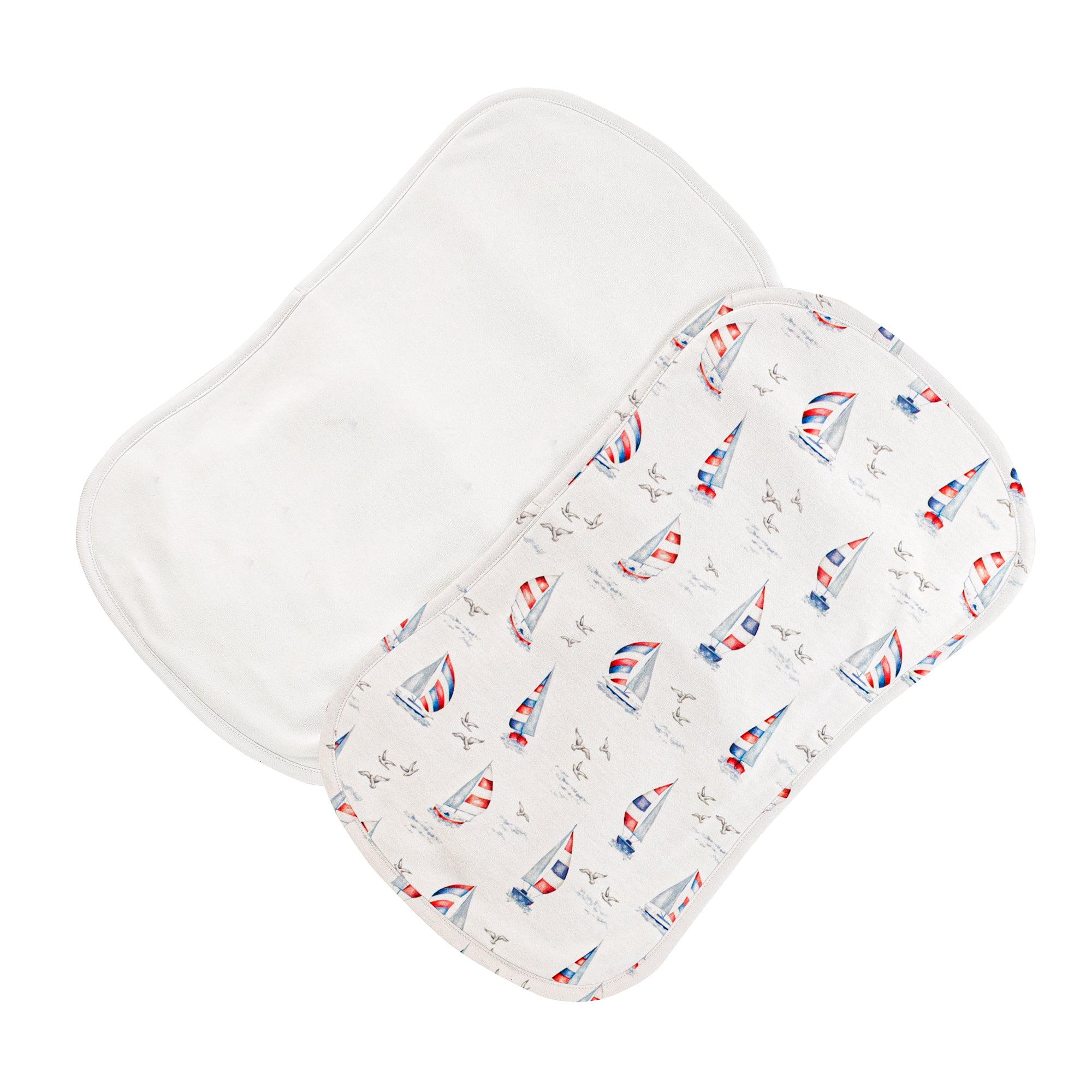 Baby Club Chic Harbor Days Burp Cloth 2PC Set