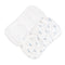Baby Club Chic Up, Up and Away Printed Pima Burp Cloth 2PC Set