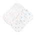 Baby Club Chic Up, Up and Away Printed Pima Burp Cloth 2PC Set