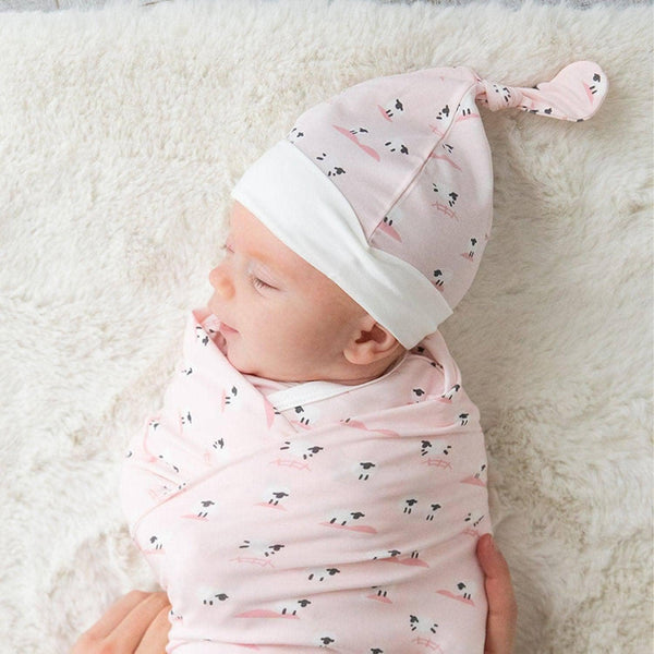 Baa Baa Baby Modal Blanket, Pink