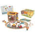 Bababoo and friends Farm Play World with Wooden Train Tracks