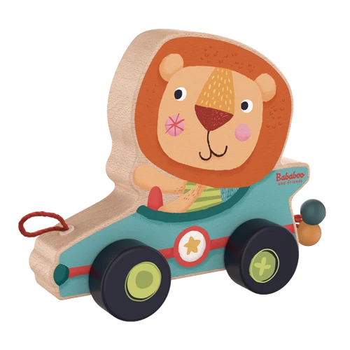 Bababoo and friends Lion Bababoo Push and Pull Toy