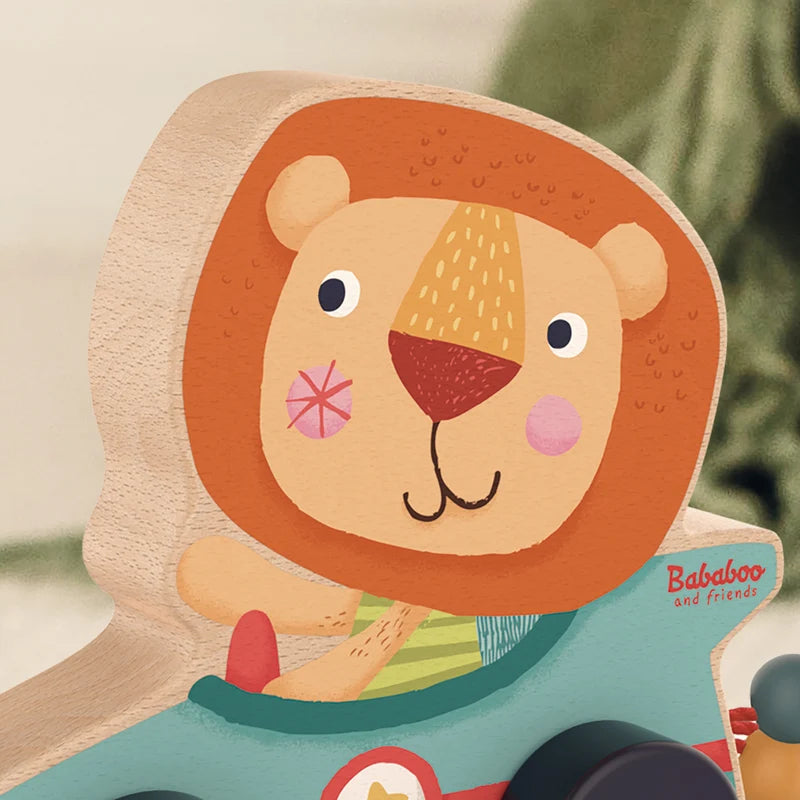 Bababoo and friends Lion Bababoo Push and Pull Toy
