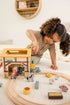 Bababoo and friends Farm Play World with Wooden Train Tracks