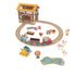 Bababoo and friends Farm Play World with Wooden Train Tracks