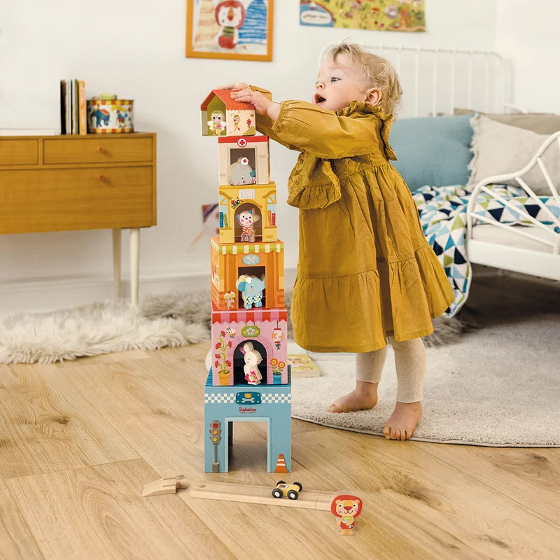 Bababoo and friends Tower House  Stacking Game