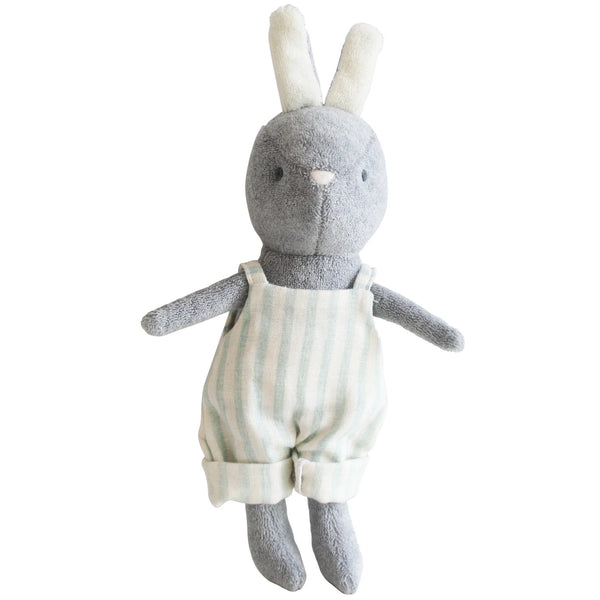 Baby Benny Bunny 25cm, Sage Stripe