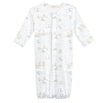Baby Lambs - Blue, Convertible Gown