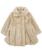Balloon Coat, Gold Mink Stripe