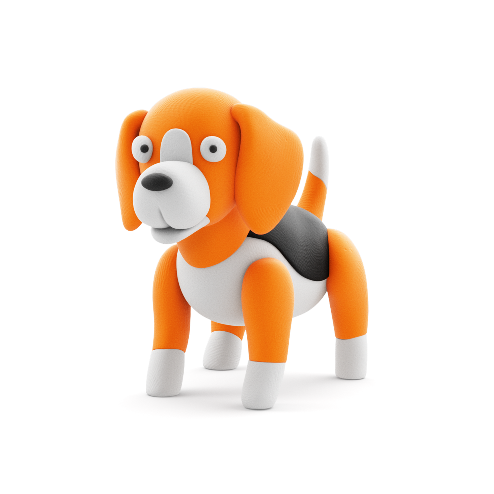 Fat Brain Toys Hey Clay Dog Buddies - 15 Can Modeling Air-Dry Clay