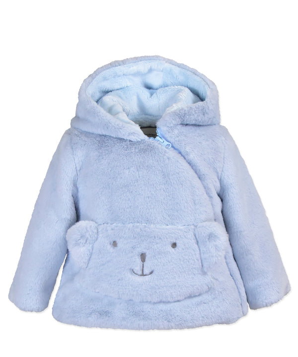 Bear Pocket Jacket, Baby Blue Puff