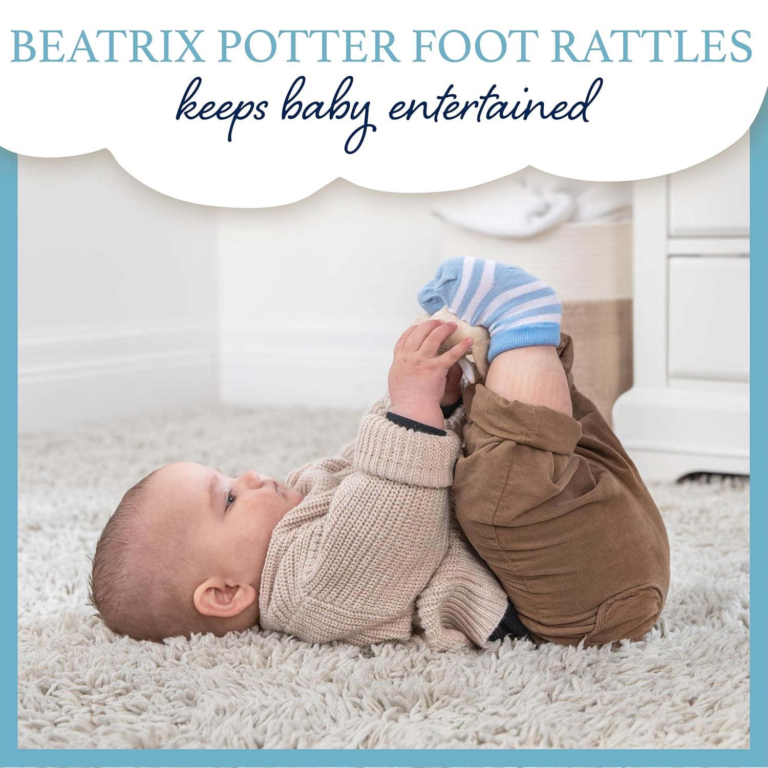 Beatrix Potter Peter Rabbit Foot Rattles