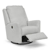 Best Home Power Swivel Glider Recliner, Heatherly