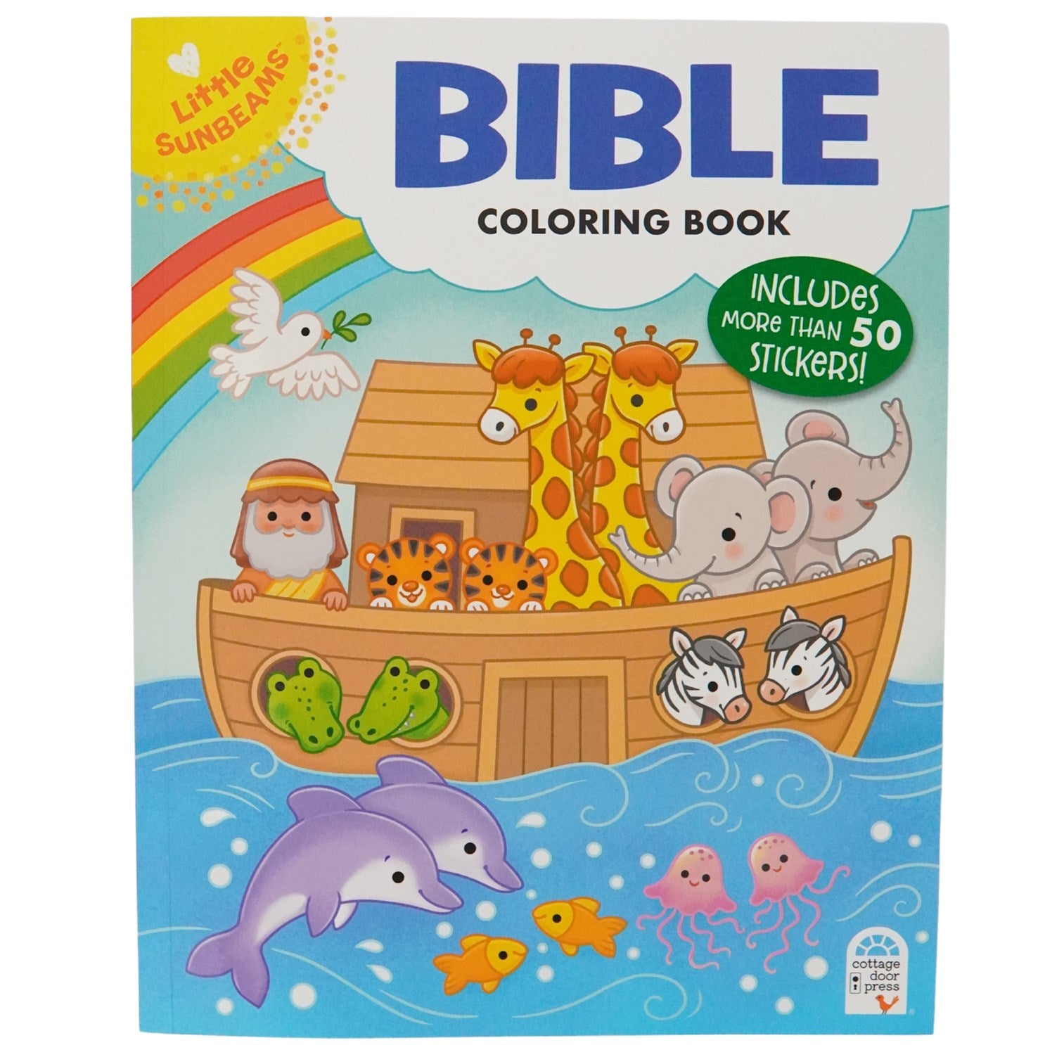 Cottage Door Press Bible Coloring Book with Stickers