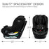 Britax Galaxy360™ Slim Rotating Convertible Car Seat With SwivelSmooth™, Raven Black